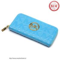 michael kors logo signature groot blauw portefeuilles Tassen Replica a0a1i590